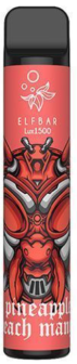 Одноразовая Pod система Elf Bar Lux 1500 Pineapple Peach Mango 50 мг 850 мАч 0