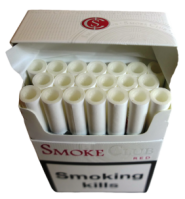 TURBO. Smoke Club red (Смоки клуб красный). (Duty free.) 